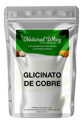 Glicinato De Cobre Puro 10 Gr