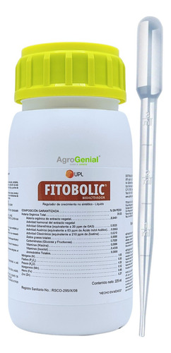 Fitobolic Bioestimulante De Crecimiento Vegetal Arysta 225ml