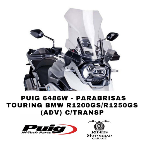 Imagen 1 de 2 de Parabrisas Visera Moto Bmw R1200gs/r1250gs Adv - Puig 6486w