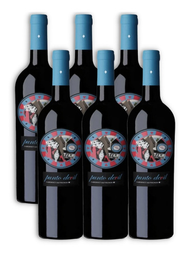 Vino Punto Devil Cabernet Sauvignon X6u 750ml San Huberto