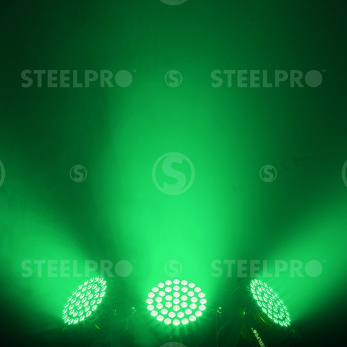 Imagen 9 de 10 de Steelpro - Cañon Par Led 40 X 3 Watts - Rgb 3 En 1 - 403-mpr