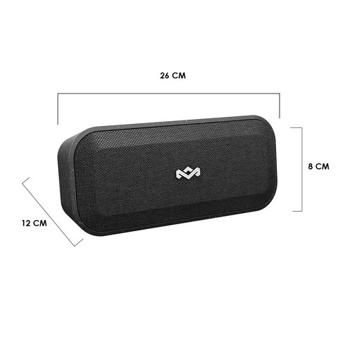 Parlante Bluetooth No Bounds Xl Signature Black House Of Marley