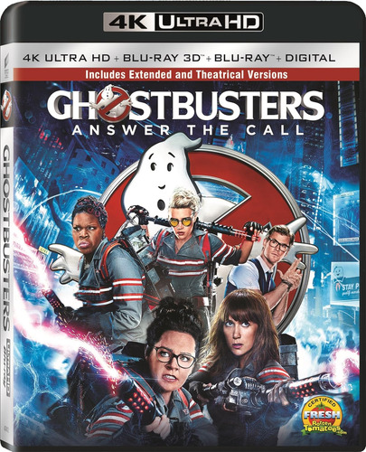 Pelicula: Ghostbusters [4k Uhd] Blu-ray 4k