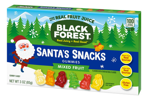 Caja De Gomitas Black Forest Edicion Navidad 85g American