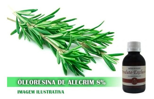 Oleoresina De Alecrim 8% - 100g