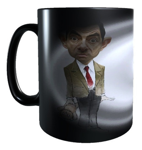 Taza Tazón Magico Cambia Color, Diseño Mr. Bean