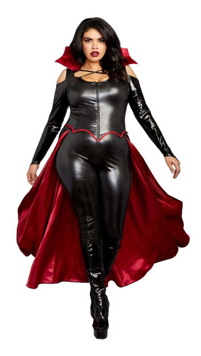 Disfraz Vampiro Vampiresa Dracula Mujer Damas Envio Gratis B