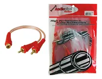 Comprar Cable Adaptador 1 Rca Hembra A 2 Rca Macho 