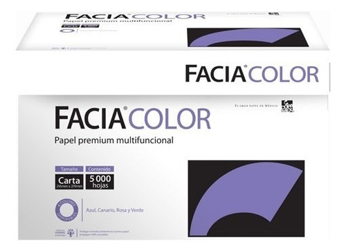 Papel Faciabond Color Verde Tamaño Carta Copamex
