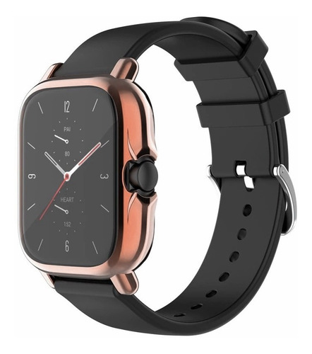 Funda Case Protector De Tpu Brillante Para Amazfit Gts 2 Oro Rosado