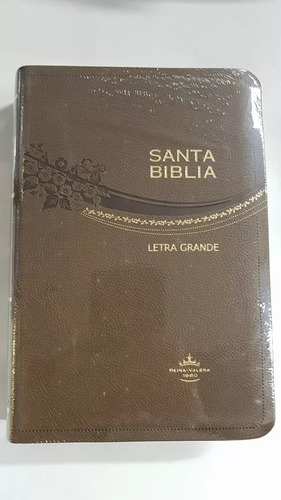 Biblia Mediana Rvr1960 Imitación Piel Café/oro