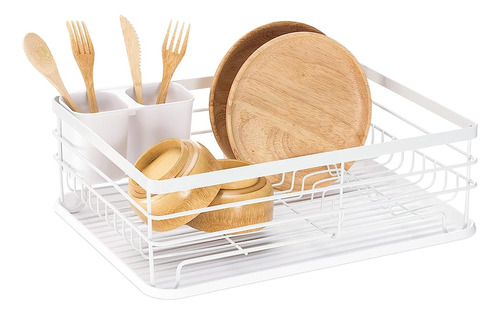 Navaris Dish Drainer Rack - Plato, Cubertería, Ollas Y Sarte