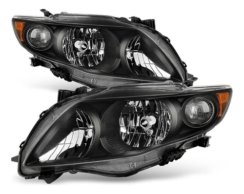 Acanii - Para Toyota Corolla S/xrs Blk 2009-2010, Faros Dela