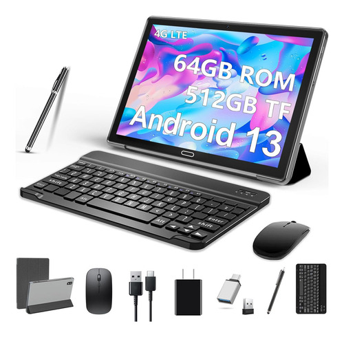 Tablet  Feonal K118 K118D 10.1" 64GB black y 4GB de memoria RAM