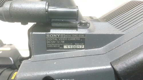 Filmadora Dxc-d35 Com Ca Tx-7