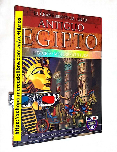 El Gran Libro Visual En 3d Antiguo Egipto - Historia, Cultur