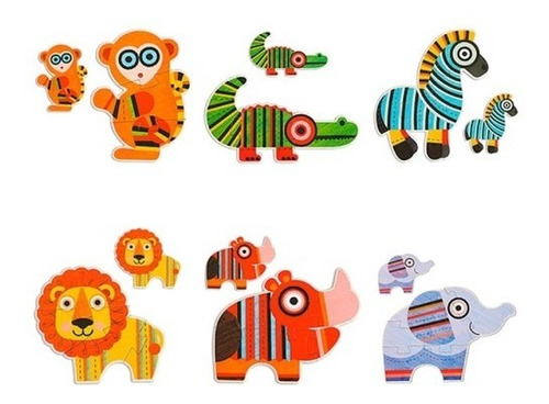 Imagen 3 de 3 de Mi Primer Puzzle (animales) - Mideer - Rompecabezas