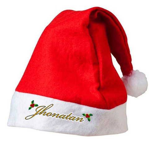 12 Gorros Navideños Personalizados/ Santa Claus