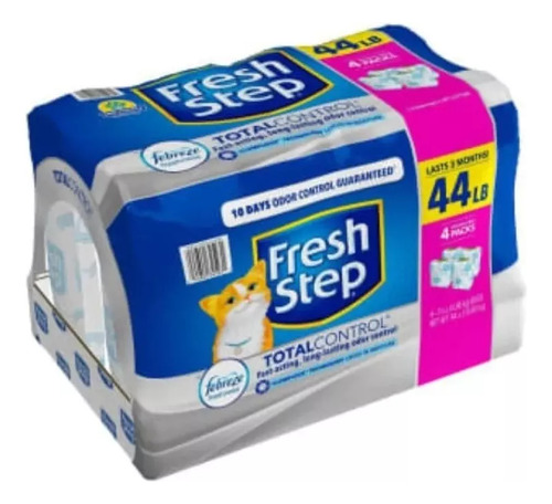 2 Arena Para Gato Fresh Step Febreze Total Control