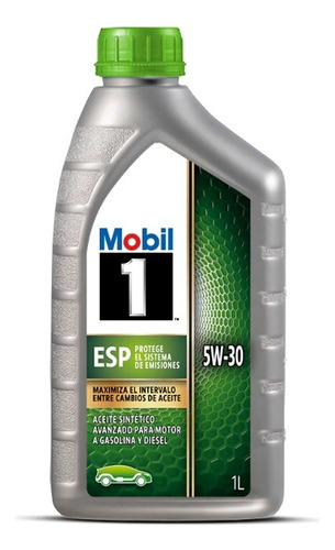 Aceite para motor Mobil sintético 5W-30 para auto/camioneta de 1 unidad x 1L