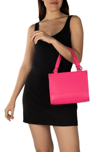 Bolsa Tote Cloe Aneril Mediano Color Rosa