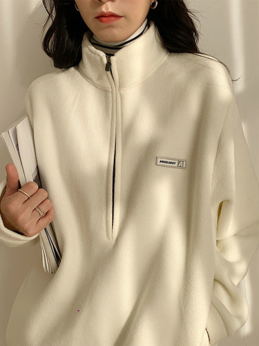 Sudadera Hoodie Mujer Forro Polar Más Terciopelo Con Cierre