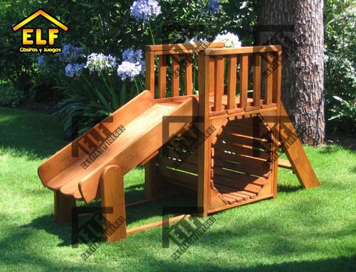 Tobogán Con Pasaje $9.800 Jardines Caif Instituciones Madera