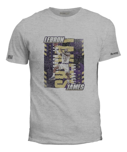 Camiseta Lebron James Lakers Basket Basketball Hombre Igk