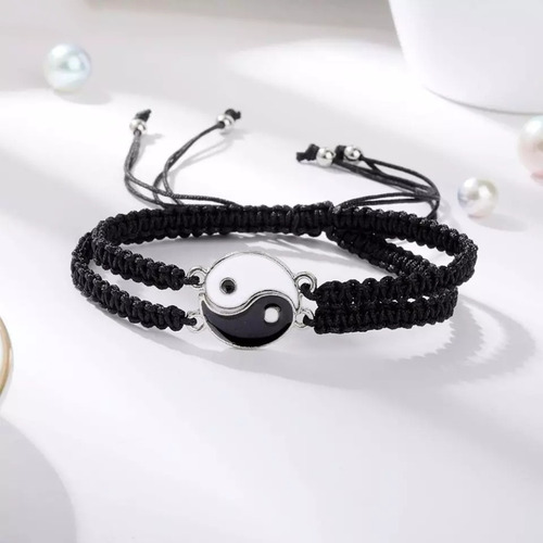 Pulsera Ying Yang Manilla Para Parejas Amor Novios Amigos