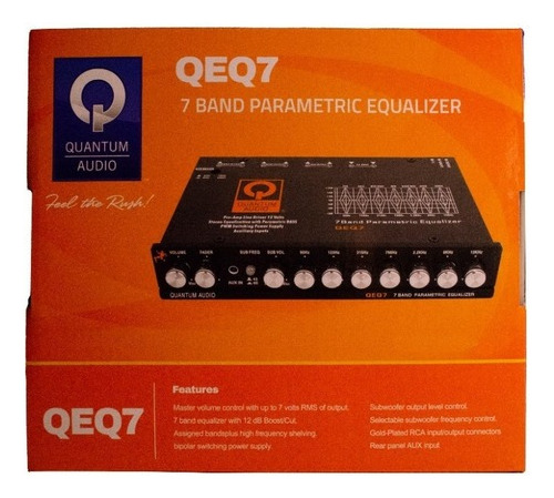 Ecualizador Quantum 7 Bandas Qeq7 7 Volts Max