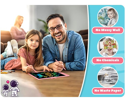 Tableta De Dibujo Colorida Para Niños Pequeños 16 Pulgadas
