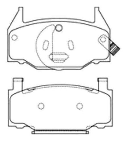 Pastilla De Freno Chevrolet Chevette (americano) 81/92 Delan