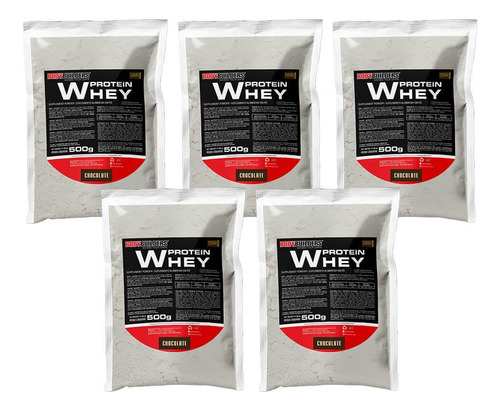 Kit 5x Whey Protein Refil 500g