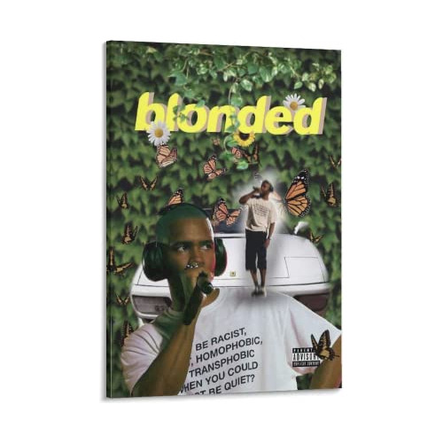 Arte De Frank Ocean  Blonde , Póster De Tela Decoraciã...