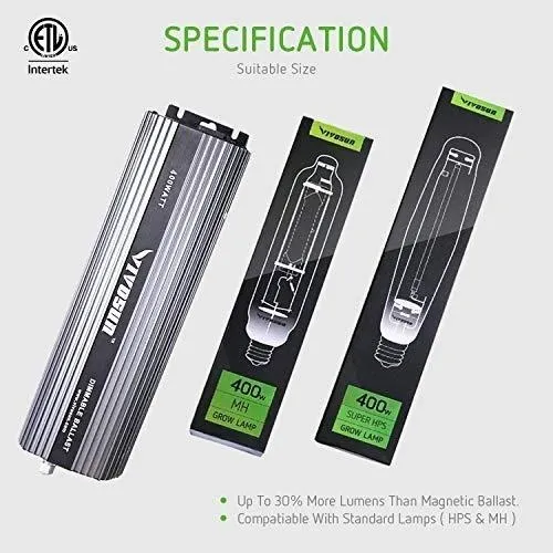 Vivosun 400w hps deals