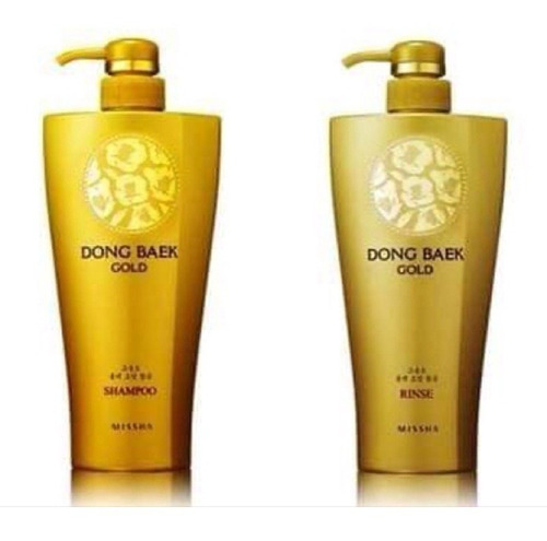  Kit Shampoo E Condicionador Dong Beak Gold Missha