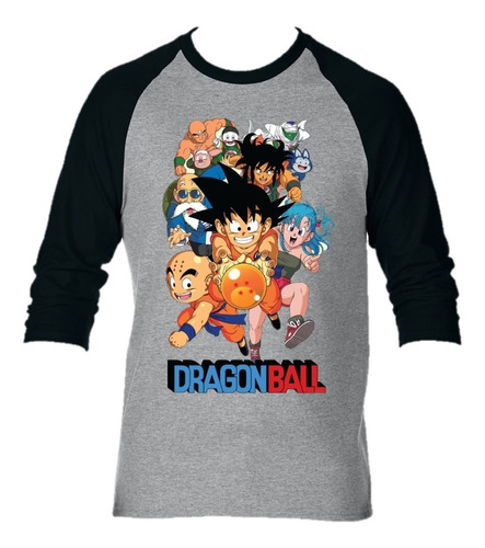 Camibuso Camiseta Manga Larga Dragon Ball Niño Adulto