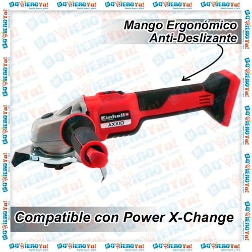 Amoladora Inalámbrica Axxio Brushless 125mm 18v Einhell
