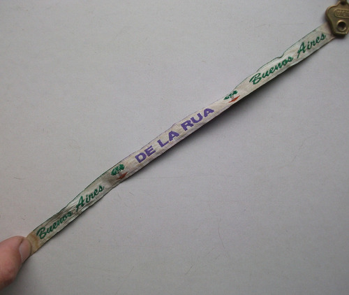 Pulsera Campaña Política De La Rua Ciudad De Buenos Aires