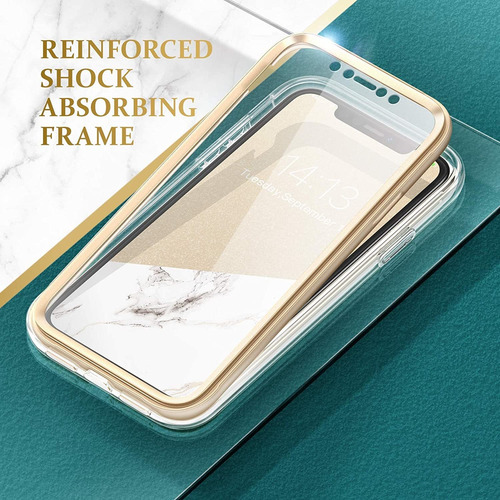 Funda Marmol Blanco Para iPhone 11+protector De Pantalla