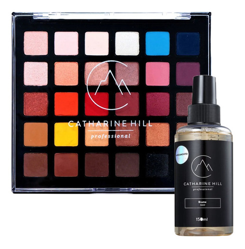Imagem 1 de 5 de Paleta De Sombras + Bruma Hidratante - Catharine Hill