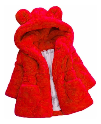 Chaqueta De Niña Conejito De Invierno Con Capucha