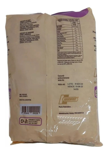 Pack X 3 Crocante De Mani Sabor Almendra Argenfrut X 1kg