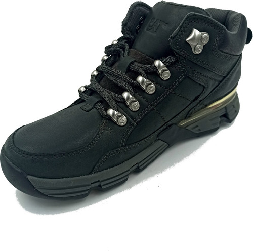 Imagen 2 de 5 de Zapato Caterpillar Syntax Mid Blackout Color Negro Hombre