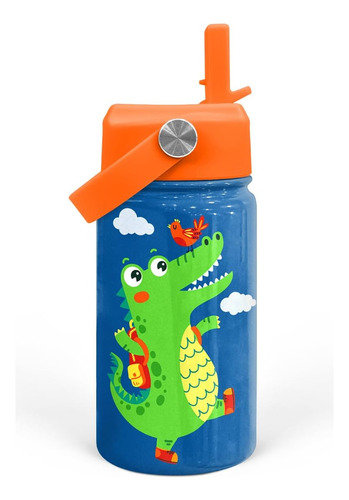 Sandjest Botella De Agua De Cocodrilo - Botella De Agua Para