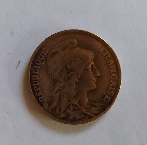 Antigua Moneda De La República Francesa. 10 Centimes (1911). (Usado)
