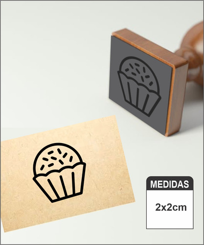 Carimbos Confeitaria Brigadeiro Tag - Cod 1