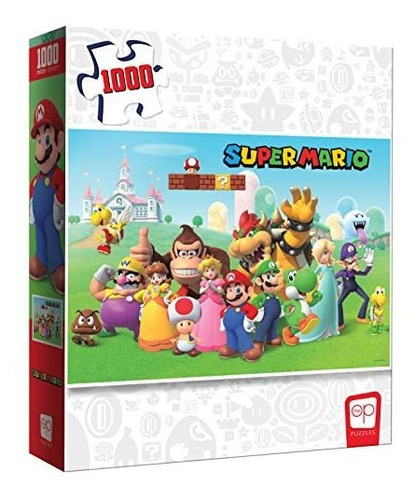 Rompecabezas Super Mario Mushroom Kingdom De 1000 Piezas