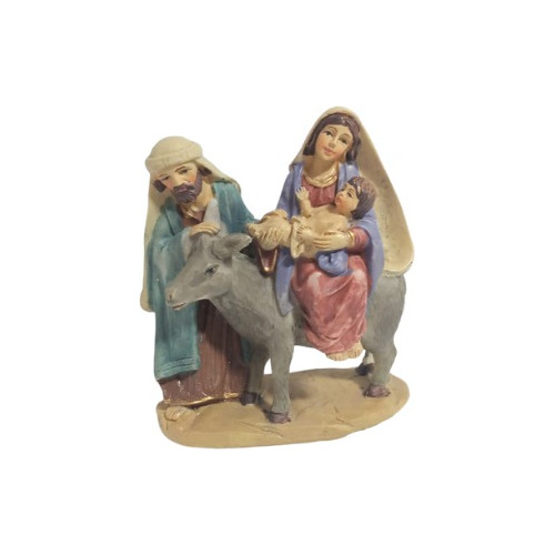 Sagrada Familia S/burro Ceramica Decoracion Navidad 