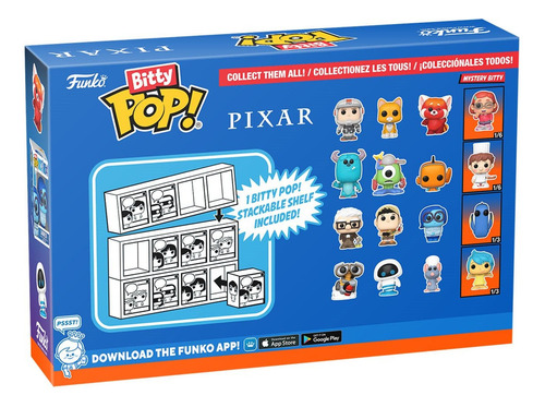 Funko Bitty Pop! Disney Pixar - Up 4 Pack